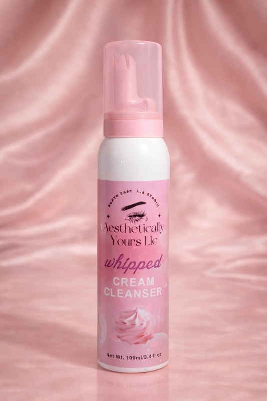 Whipped lash cleanser